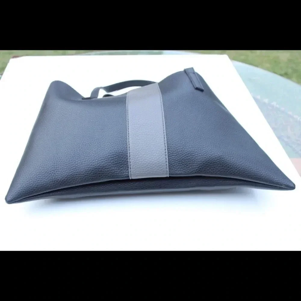Vince Camuto striped tote bag